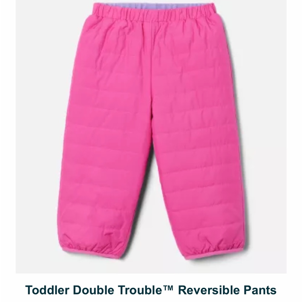 Columbia “Double Trouble” reversible snow pants 4T